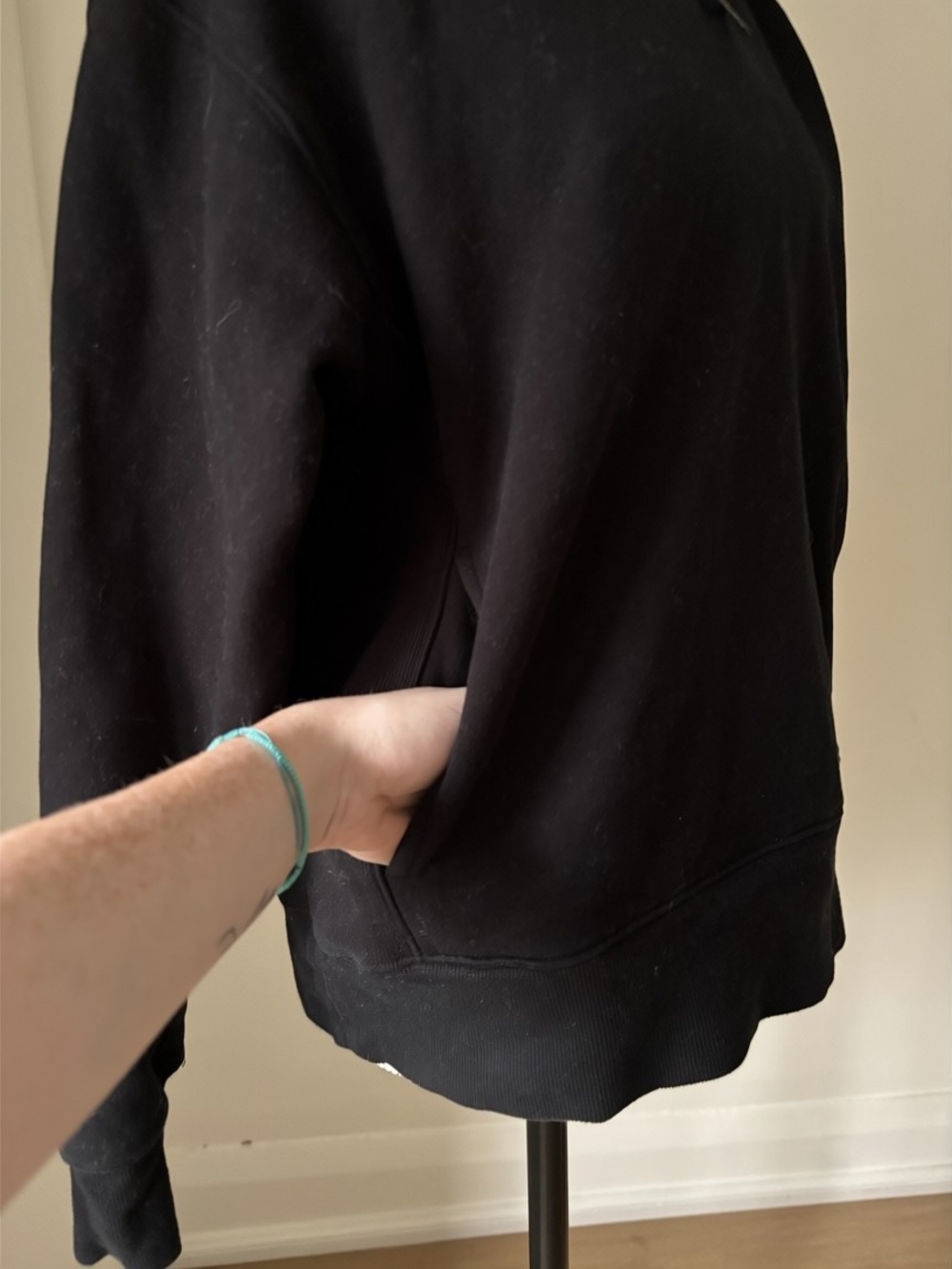 TNA Black Women’s Half-Zip Sweater - Picture 6 of 8